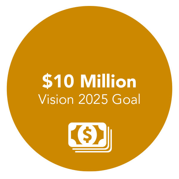 $10 Million Vision 2025 Goal