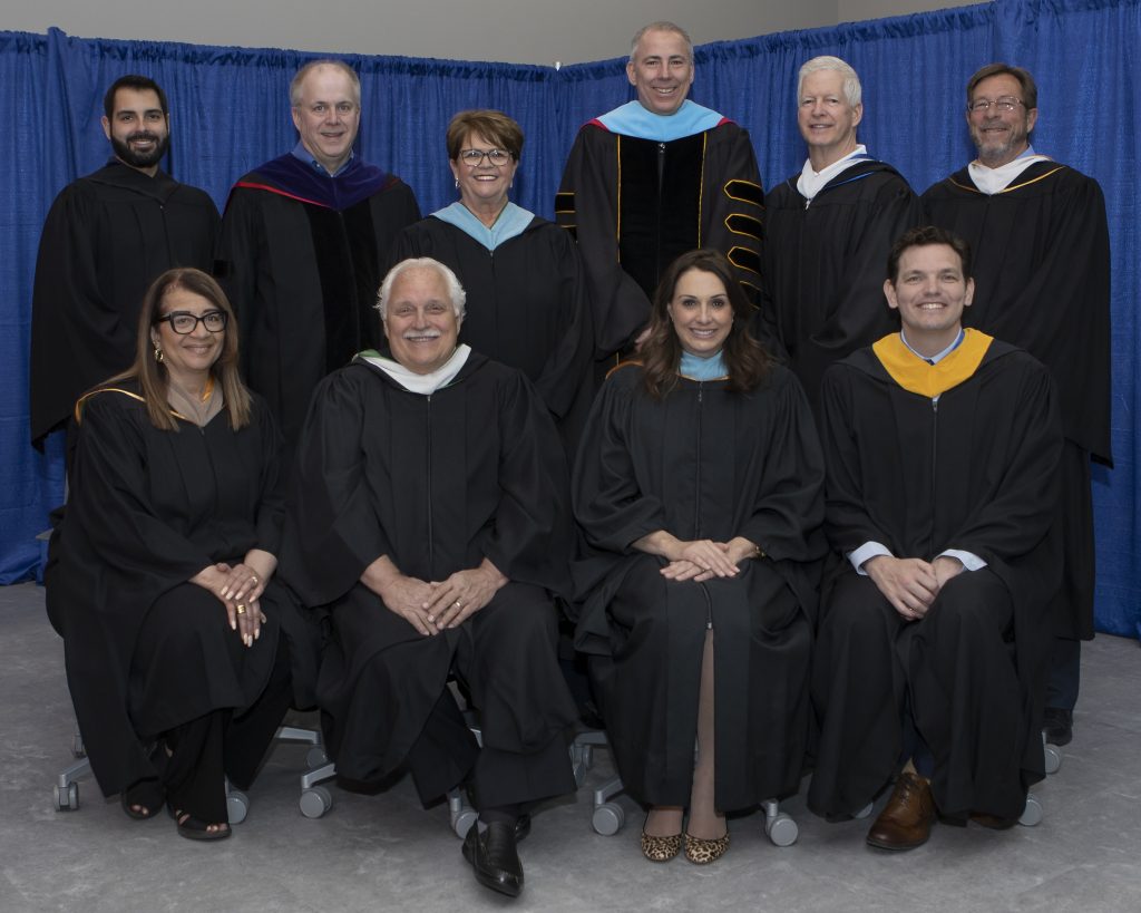 Trustees and Honorees at Graduation