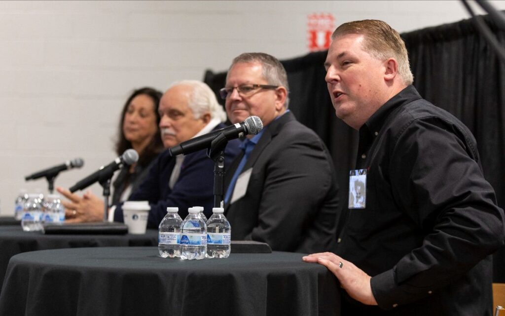 Left to right: Tracy DiSanto, Chuck Dardas, Todd Latouf, & Steve Balder 