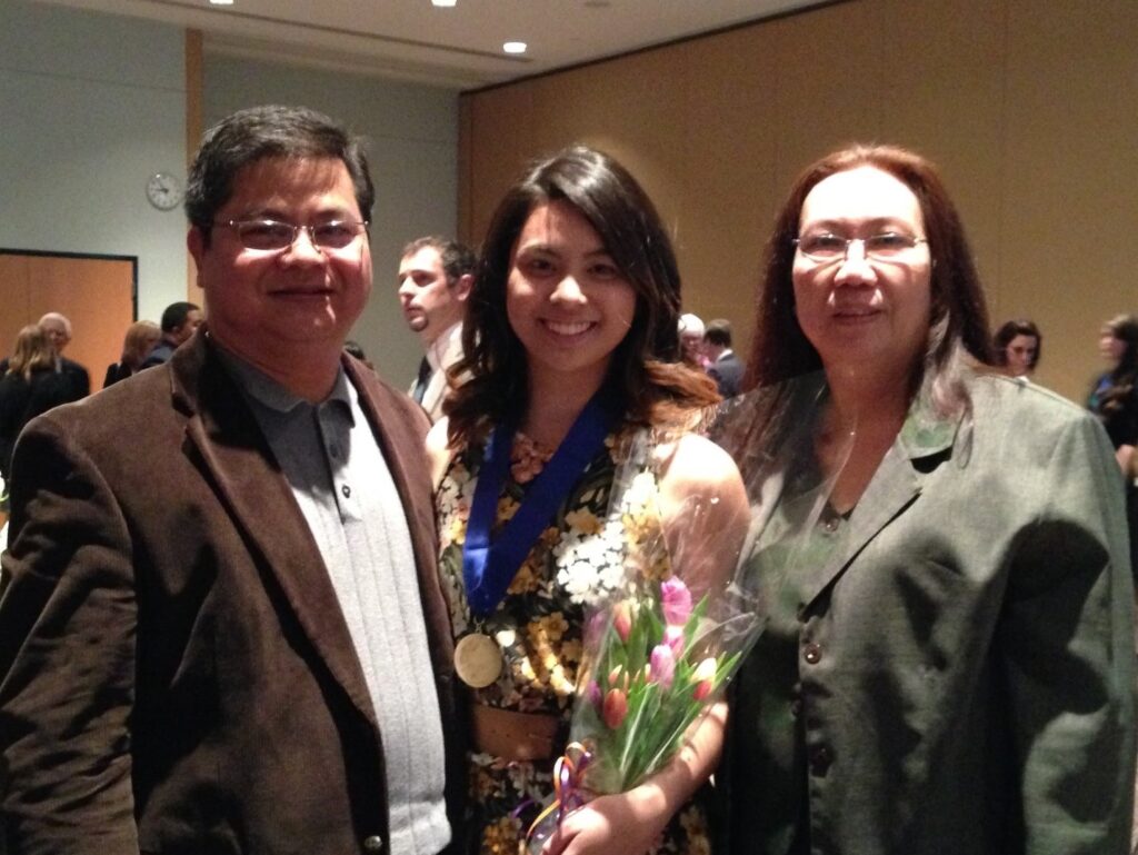 Maria Cielito Robles at Graduation