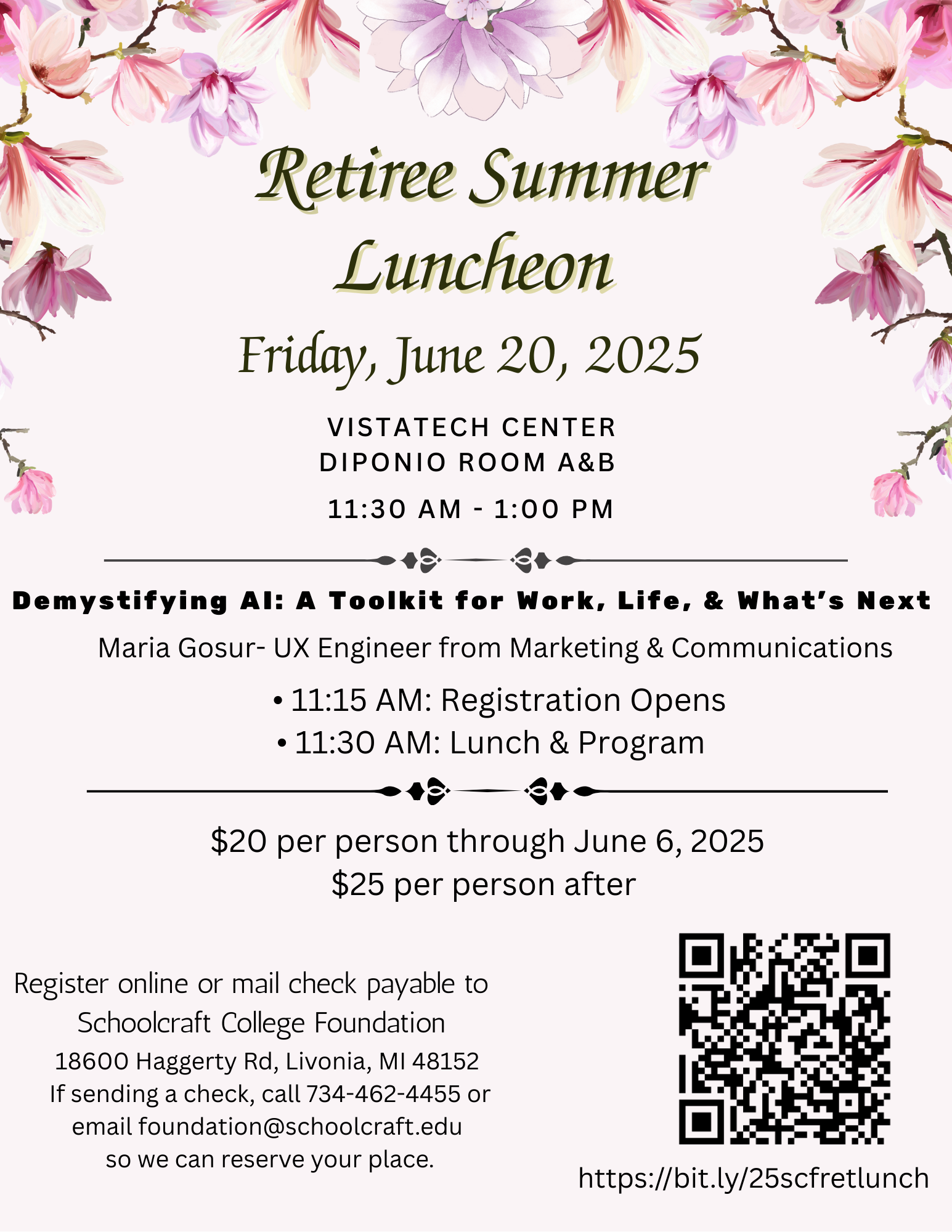 Retiree Summer Luncheon 2025
