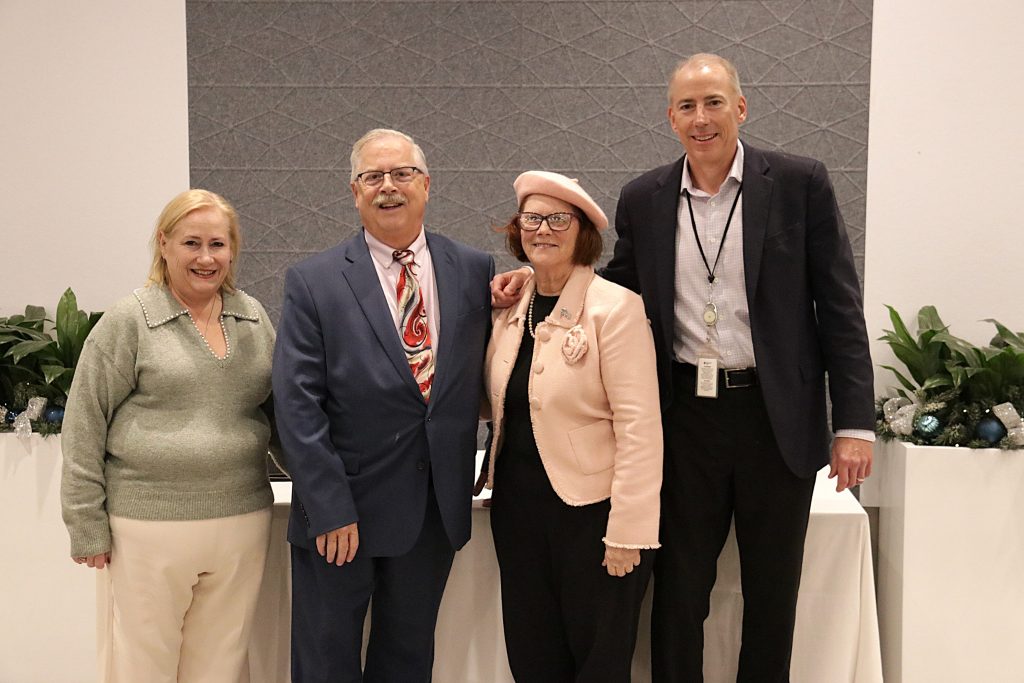 Dawn Magretta, James & Carol Ann Fausone, and Dr. Cerny celebrate the new fund.