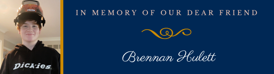 Brennan Hulett - Tribute Memorial Button