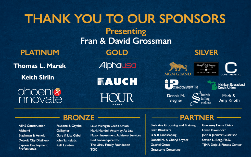 Thank you to our Sponsors!